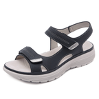 Sandales orthopédiques femme à brides réglables, trois coloris, noir