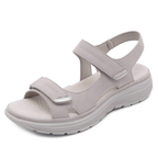 Sandales orthopédiques femme à brides réglables, trois coloris, gris