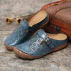 Sandales orthopédiques femme à lanières réglables, quatre coloris, bleu
