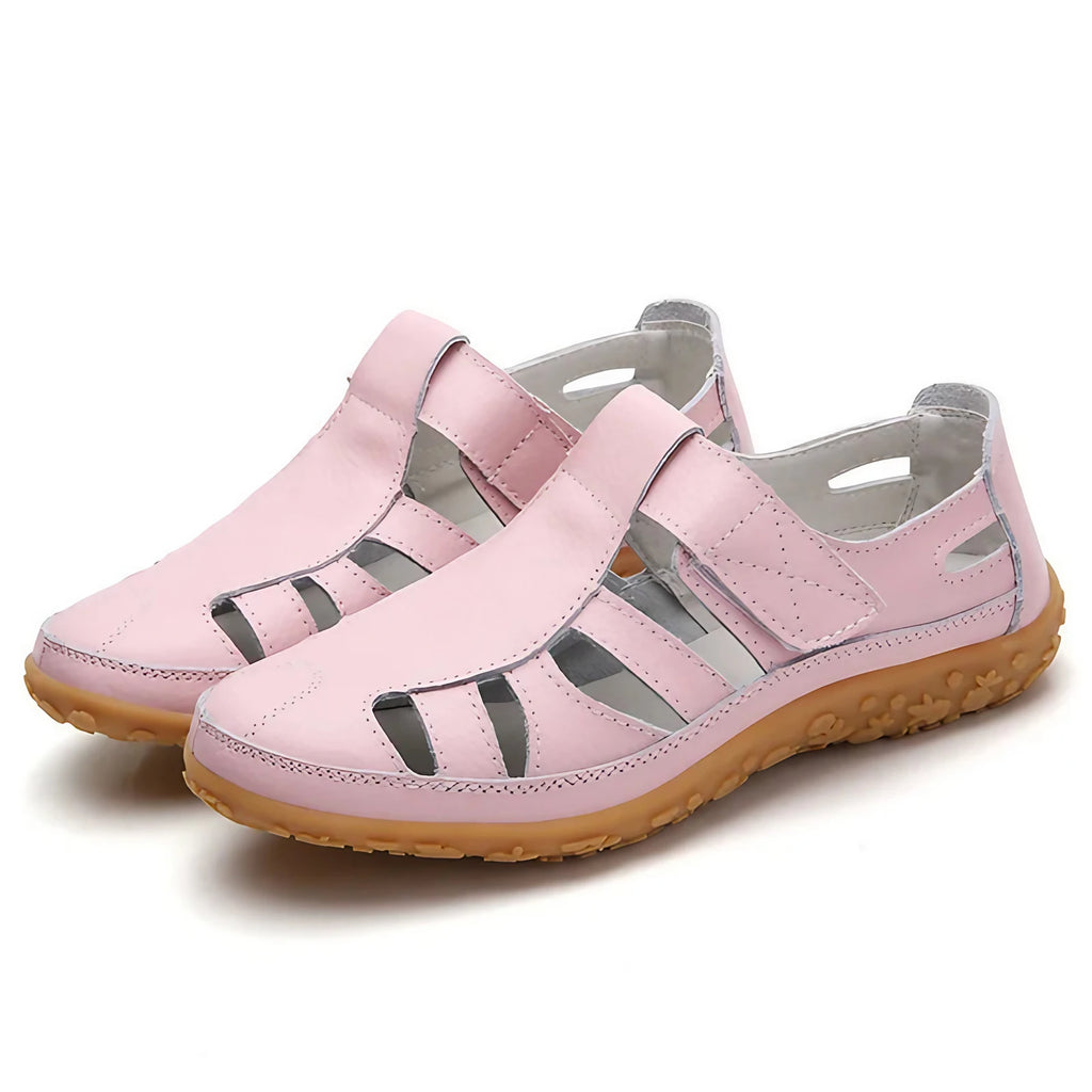 Sandales orthopédiques femme à semelle antidérapante, dix coloris, rose