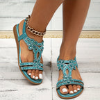 Sandales orthopédiques femme style bohème, à brides, six coloris