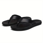Sandales orthopédiques homme à enfiler, cinq coloris, noir