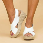 Sandales orthopédiques femme, semelle épaisse et base large
