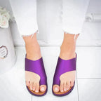 Sandales orthopédiques femme chaussant large, brides réglables