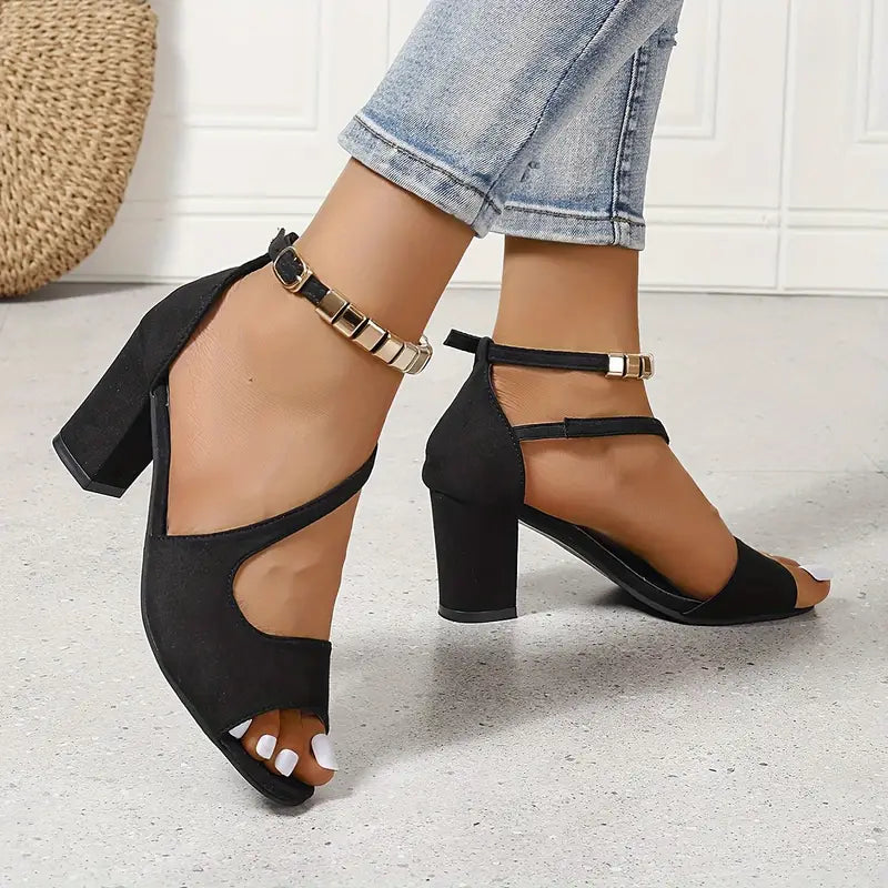 Sandales orthopédiques femme à brides réglables et petit talon