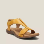 Sandales orthopédiques femme, semelle antidérapante, six coloris, rouge