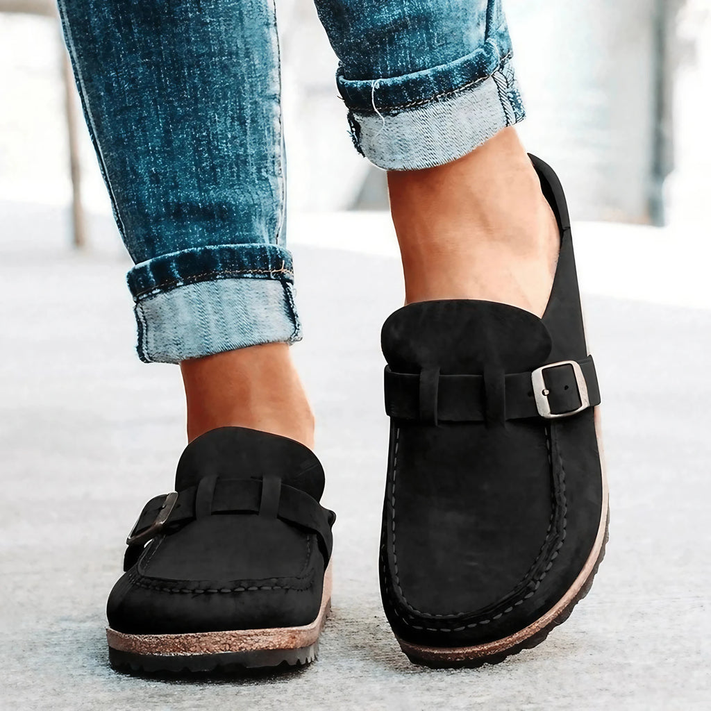 Sandales orthopédiques femme, semelle à mémoire de forme, 35 au 44, noir