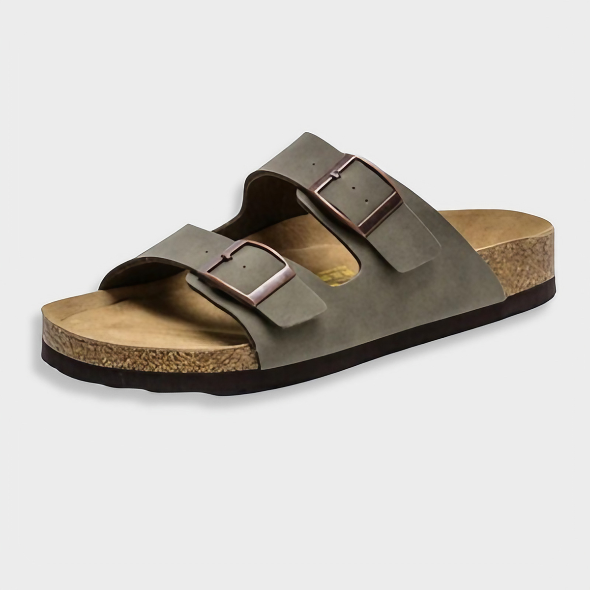 Sandales orthopédiques femme à enfiler, six coloris, 35 au 45, gris foncé