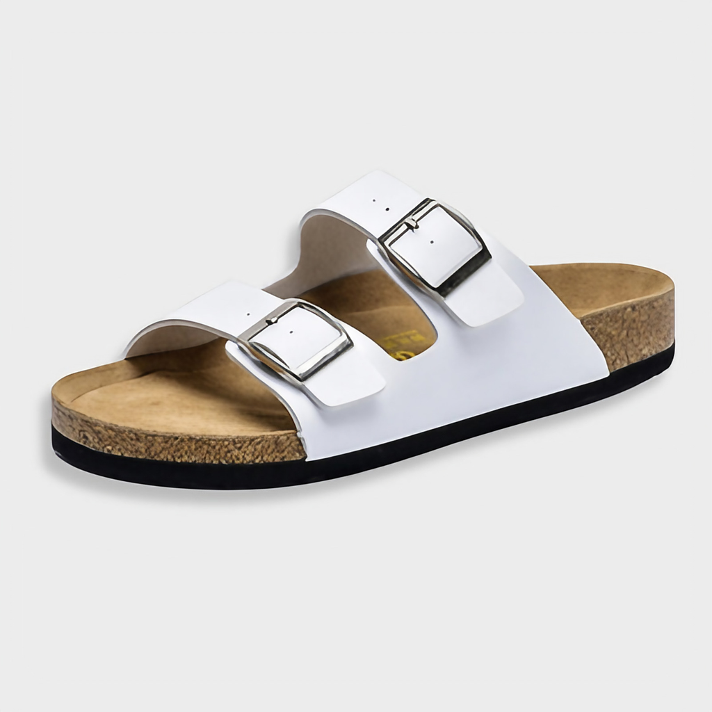 Sandales orthopédiques femme à enfiler, six coloris, 35 au 45, blanc