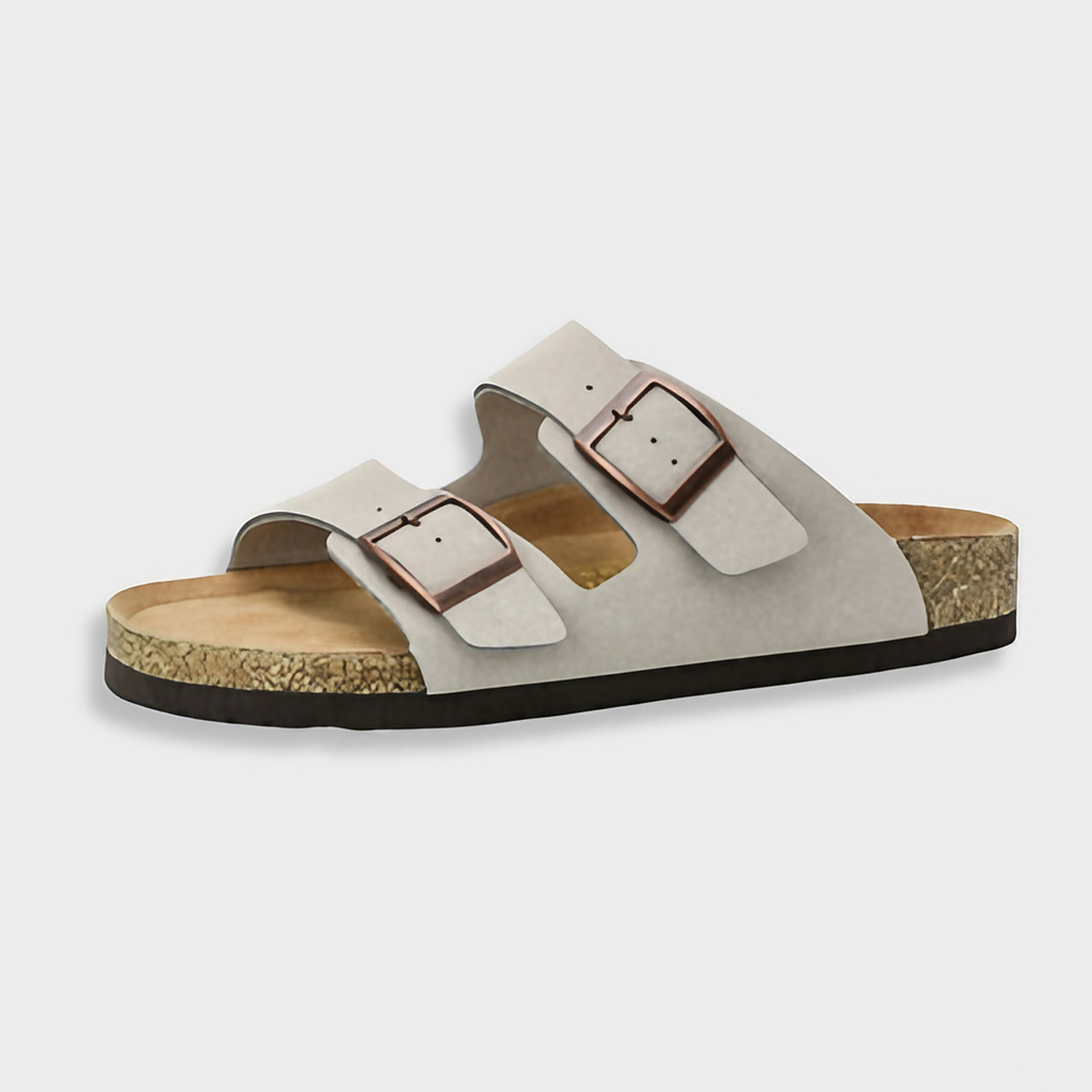Sandales orthopédiques femme à enfiler, six coloris, 35 au 45, gris