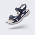 Sandales orthopédiques femme antidérapantes, légères pour l'été, bleu