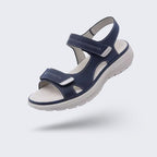 Sandales orthopédiques femme antidérapantes, légères pour l'été, bleu