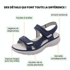 Sandales orthopédiques femme antidérapantes, légères pour l'été