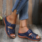 Sandales orthopédiques femme légères, du 35 au 43, bleu foncé