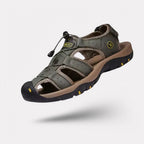 Sandales orthopédiques homme d'été, semelle antidérapante, gris
