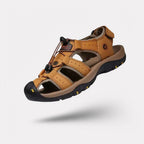 Sandales orthopédiques homme d'été, semelle antidérapante, marron clair