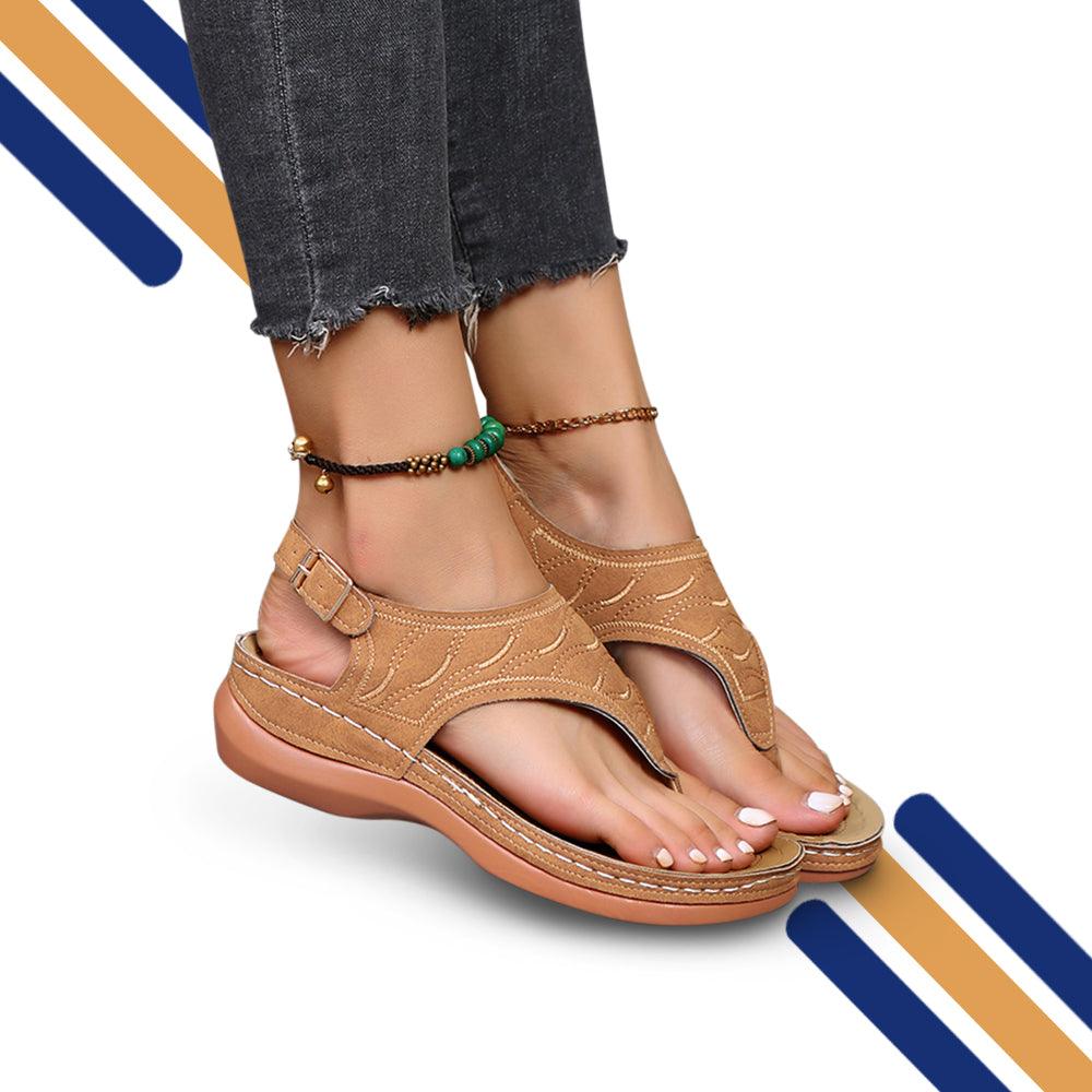 Sandales orthopédiques femme légères, semelle antidérapante
