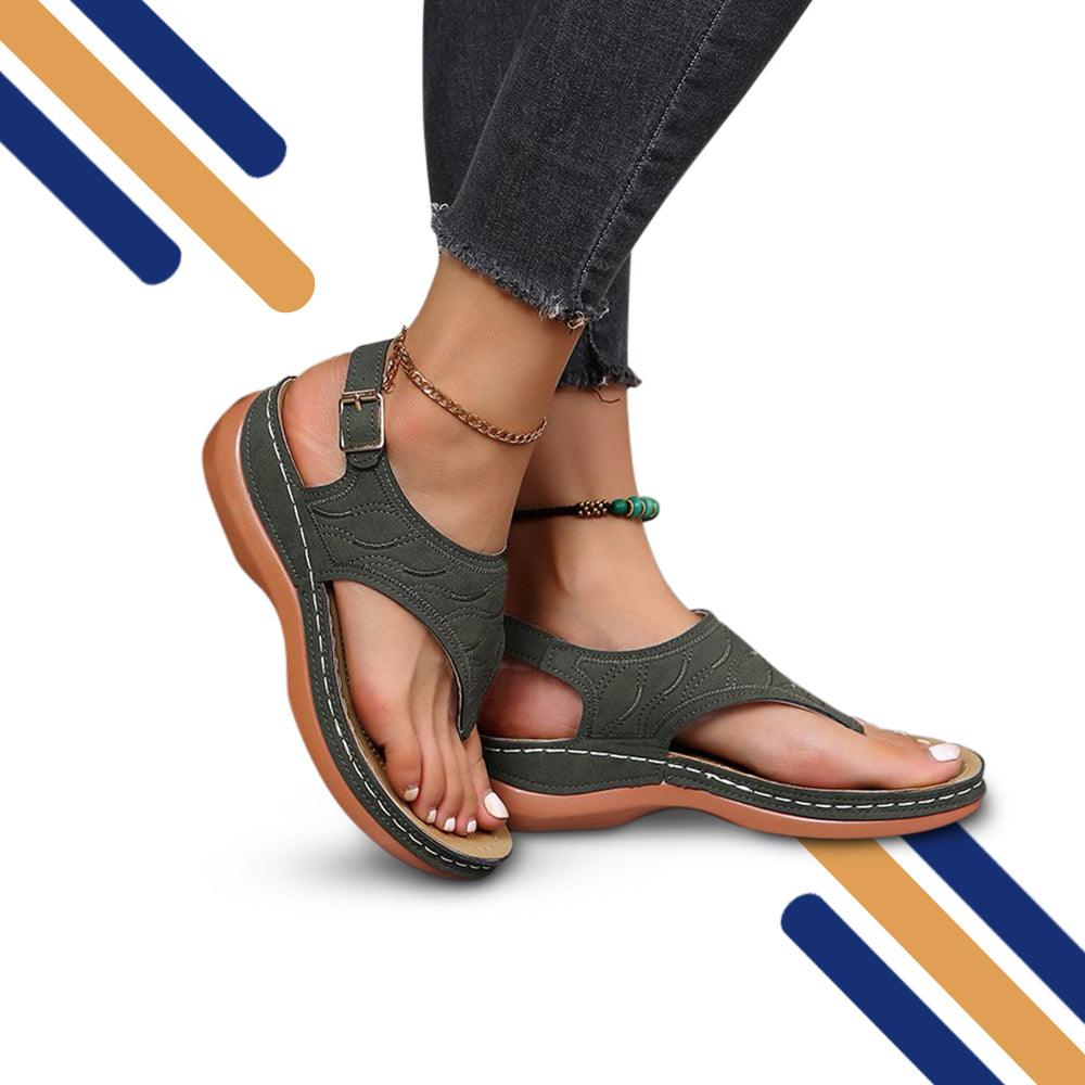 Sandales orthopédiques femme légères, semelle antidérapante