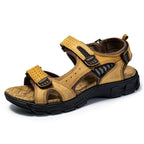 Sandales orthopédiques mixtes à scratch, trois coloris, jaune