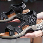 Sandales orthopédiques femme, doublure multicouche, trois coloris, noir