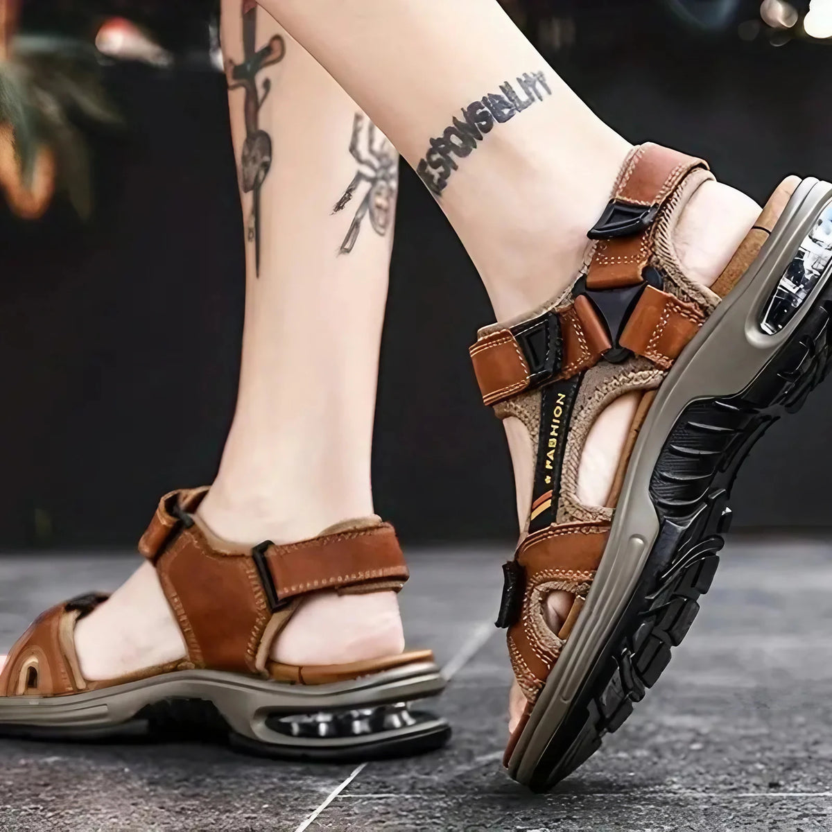 Sandales orthopédiques femme, doublure multicouche, trois coloris