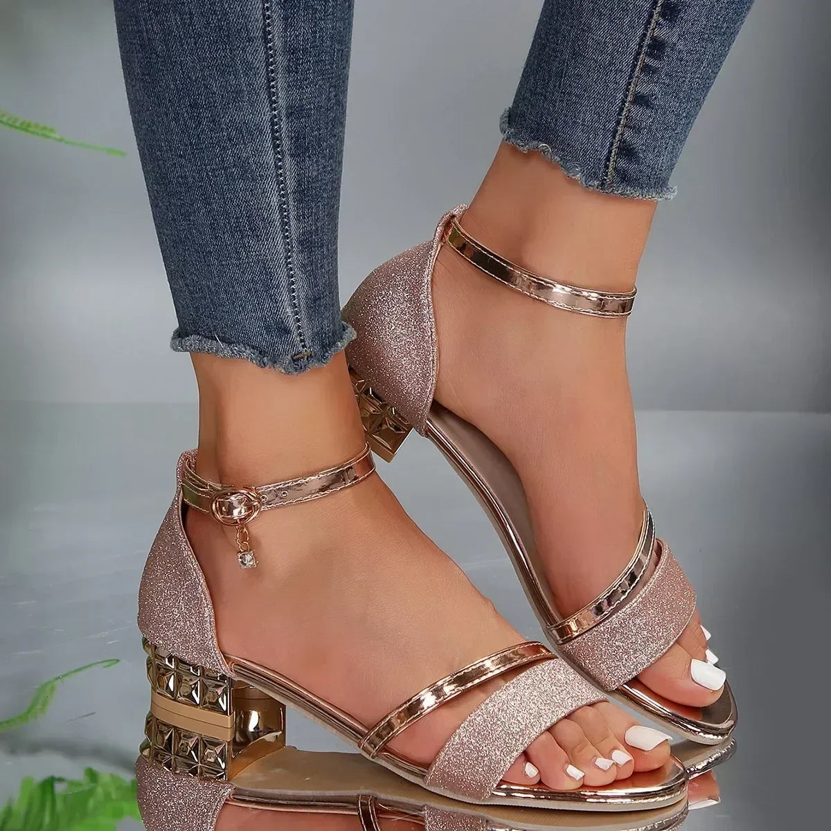 Sandales orthopédiques femme, talon ergonomique, quatre coloris