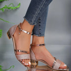 Sandales orthopédiques femme, talon ergonomique, quatre coloris
