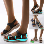 Sandales orthopédiques femme, voûte réglable et tige souple