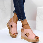 Sandales orthopédiques femme, semelle souple, six coloris, rose