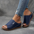 Sandales à plateforme femme, brides réglables, six coloris
