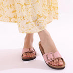Sandales femme à boucle réglable, maintien de la voûte