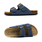 Sandales confortables mixtes à semelle ergonomique, du 35 au 45, bleu