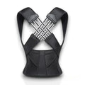Correcteur de posture adulte à sangles réglables, du XS au L, noir