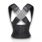 Correcteur de posture adulte à sangles réglables, du XS au L, noir