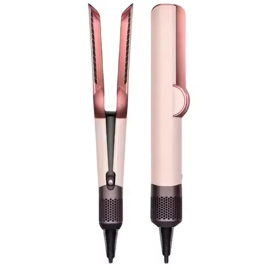 Sèche-cheveux lisseur 2 en 1, 1200 W, plusieurs températures, rose