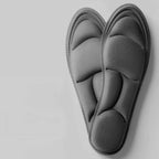 Semelles intérieures 5D à découper, soutien de la voûte plantaire, gris