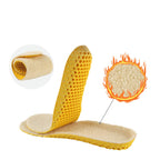 Semelles d'hiver en laine pour chaussures pieds nus, deux tailles