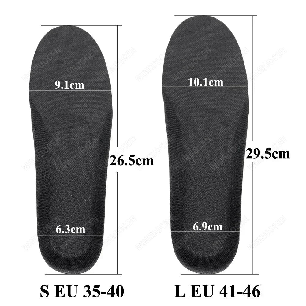 Semelles orthopédiques en gel 3D à découper, deux tailles