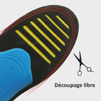 Semelles orthopédiques mixtes à découper, soutien de voûte plantaire
