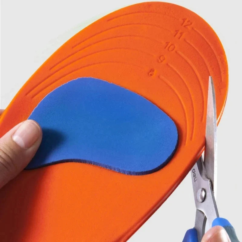 Semelles orthopédiques mixtes en mousse à mémoire, découpables