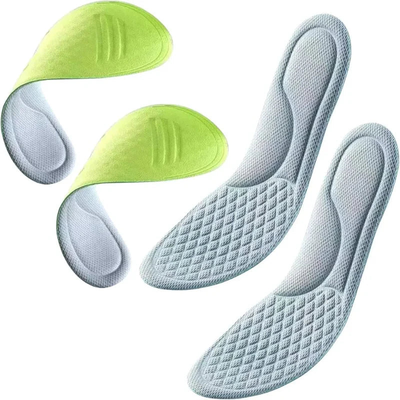 Semelles orthopédiques en mousse à mémoire de forme, unisexe