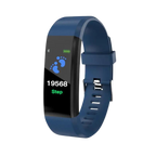 Montre connectée sénior, écran de 0,96 pouce, cinq coloris, bleu