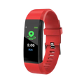 Montre connectée sénior, écran de 0,96 pouce, cinq coloris, rouge