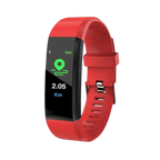 Montre connectée sénior, écran de 0,96 pouce, cinq coloris, rouge