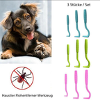 Crochets tire-tiques pour chien et chat, trois tailles