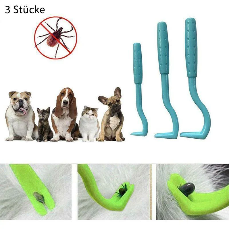 Crochets tire-tiques pour chien et chat, trois tailles