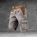 Short cargo homme à poches fermées, sept coloris, du S au 5XL, gris