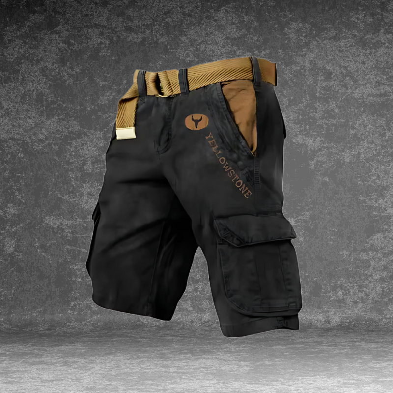 Short cargo homme à poches fermées, sept coloris, du S au 5XL