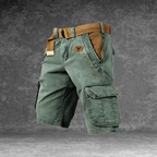 Short cargo homme à poches fermées, sept coloris, du S au 5XL, vert