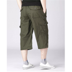 Short cargo homme coupe longue à poches, six coloris, du M au 4XL